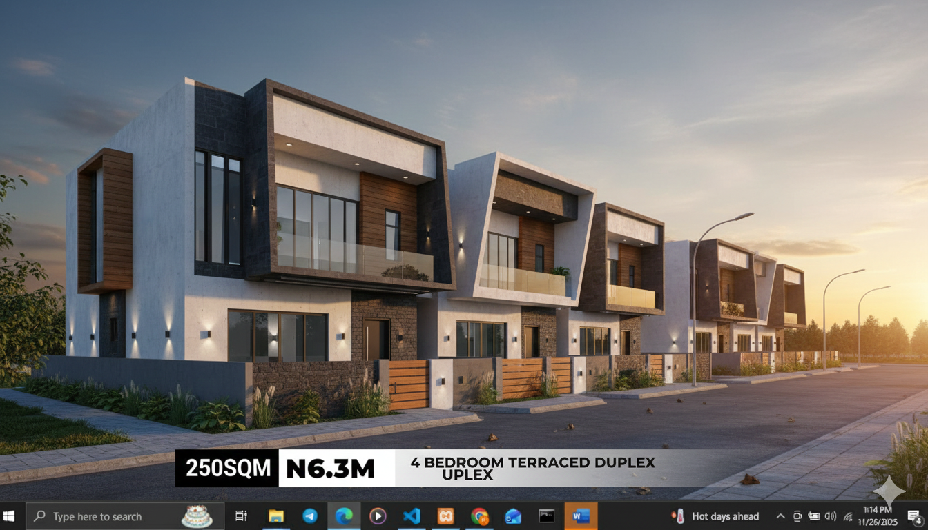 4 Bedroom Fully Detached Duplex with 2 Bedroom attached